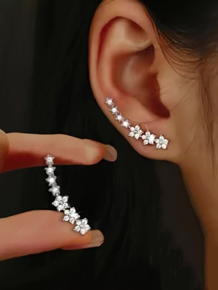 Gaja – Ponadczasowe kolczyki kwiatowe