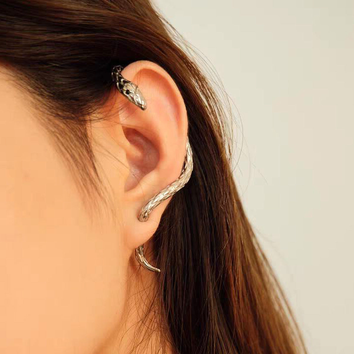 Kolczyki-earcuff Slytherin