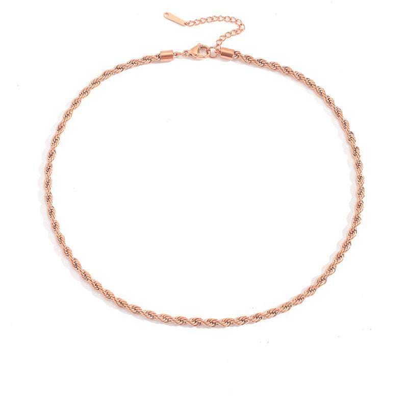Skręcony łańcuszek „Olivia“