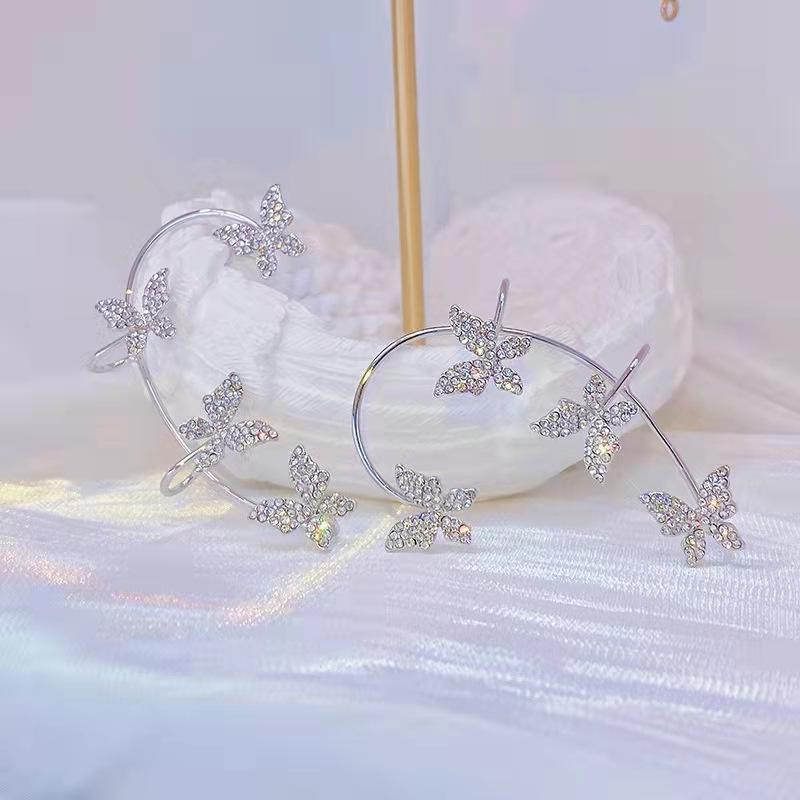 Kolczyki Motyl i Półksiężyc