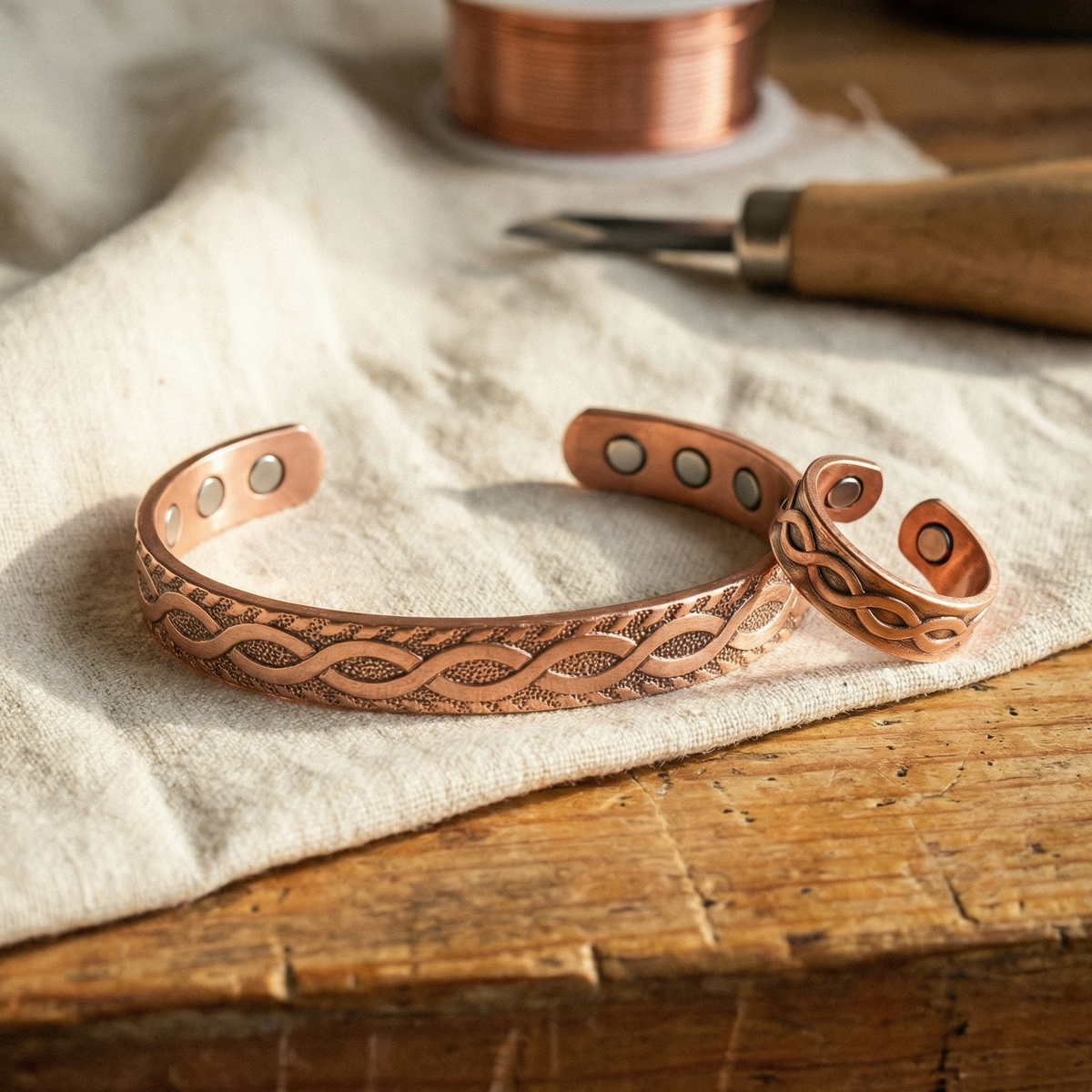 Knot – Miedziany zestaw