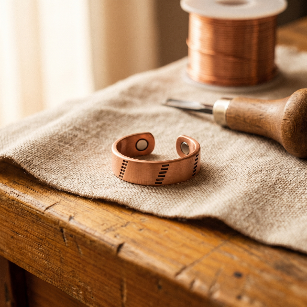 Hearth – Miedziany pierścionek
