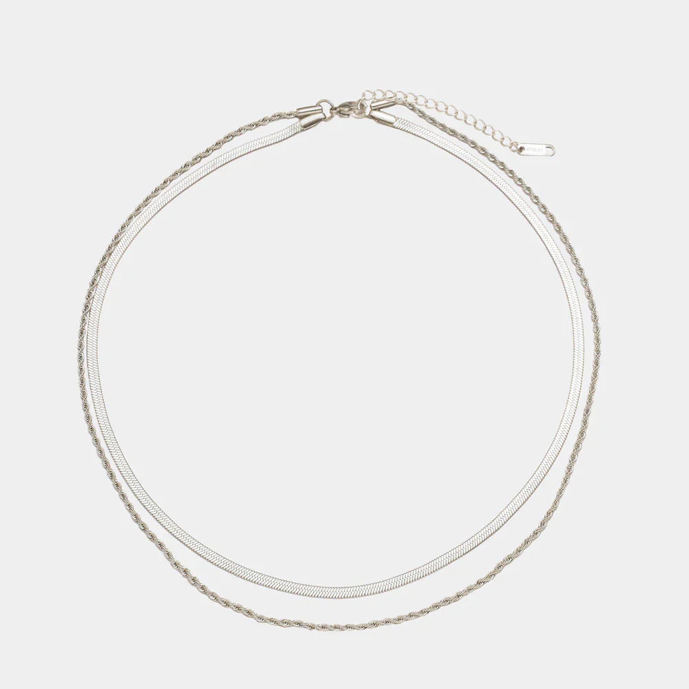 Naszyjnik Solara, podwójny łańcuszek