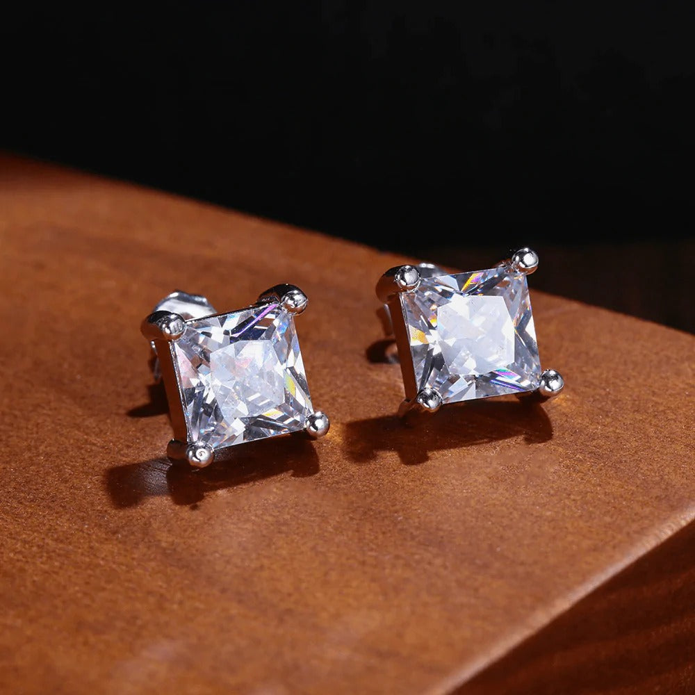 Kolczyki Penelope princess cut