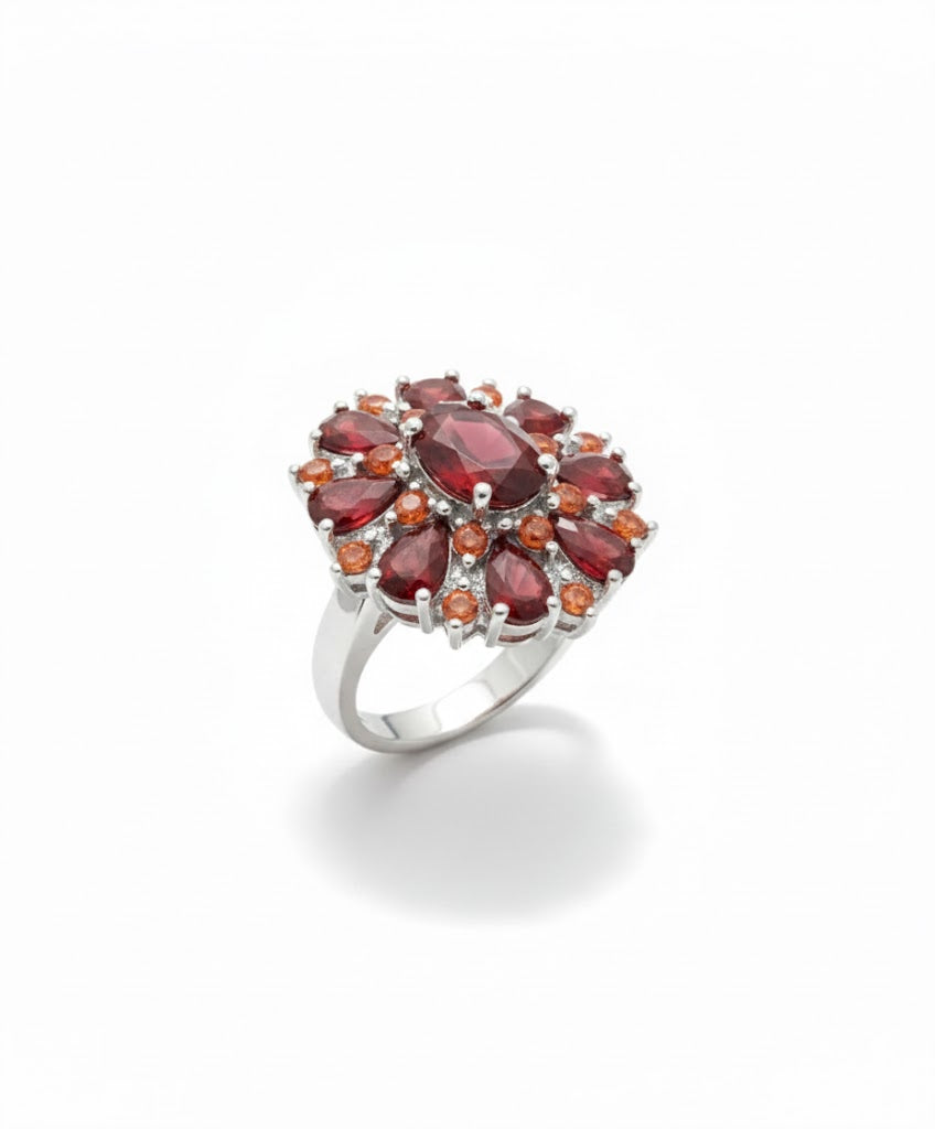 Pierścionek Scarlet Petal | Złoty