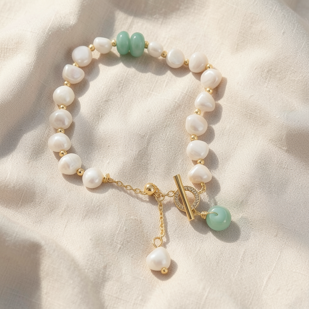Bransoletka z perłą morską