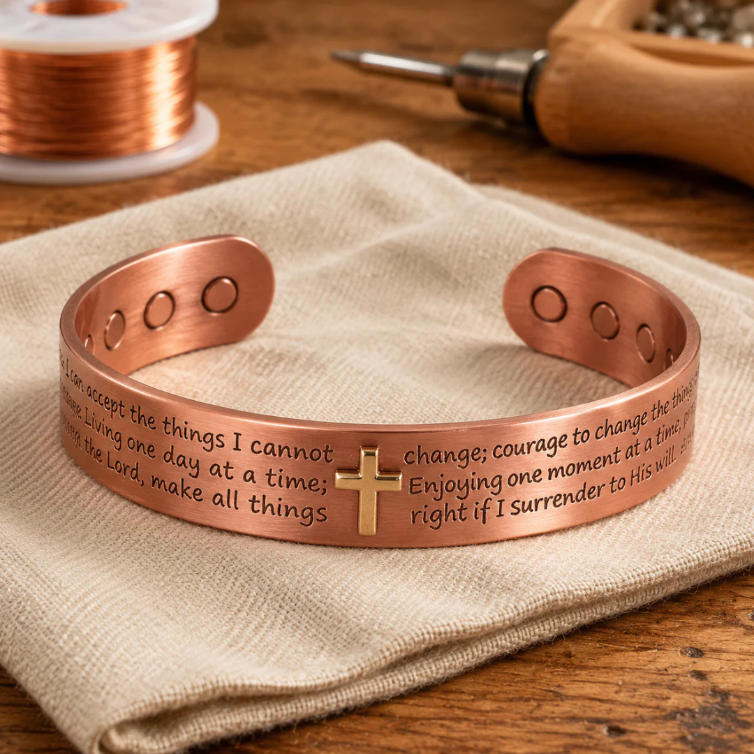 Faith – Miedziana bransoletka